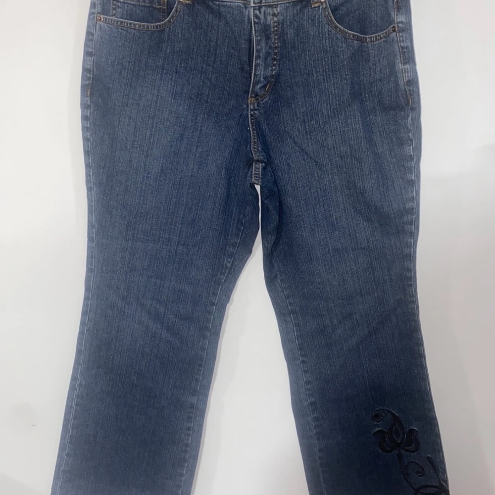Coldwater Creek Denim Jeans with Contrast Stitching